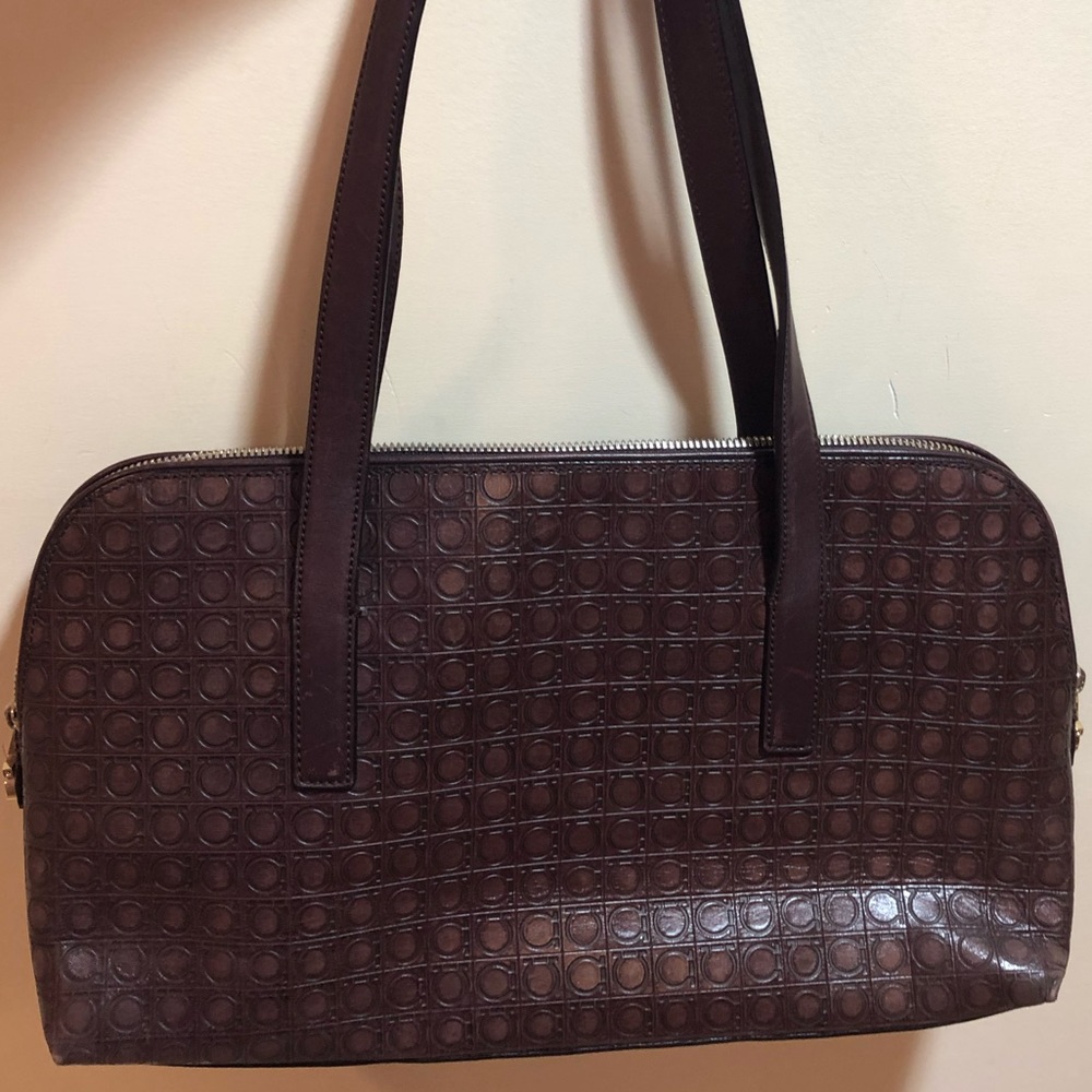 Salvatore Ferragamo Leather Shoulder Bag/ Tote